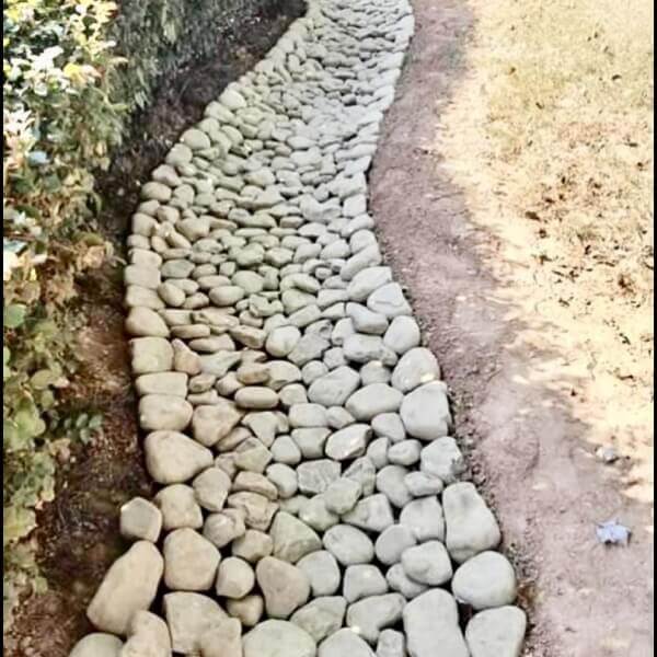 River Rock Installation River Rock Installation